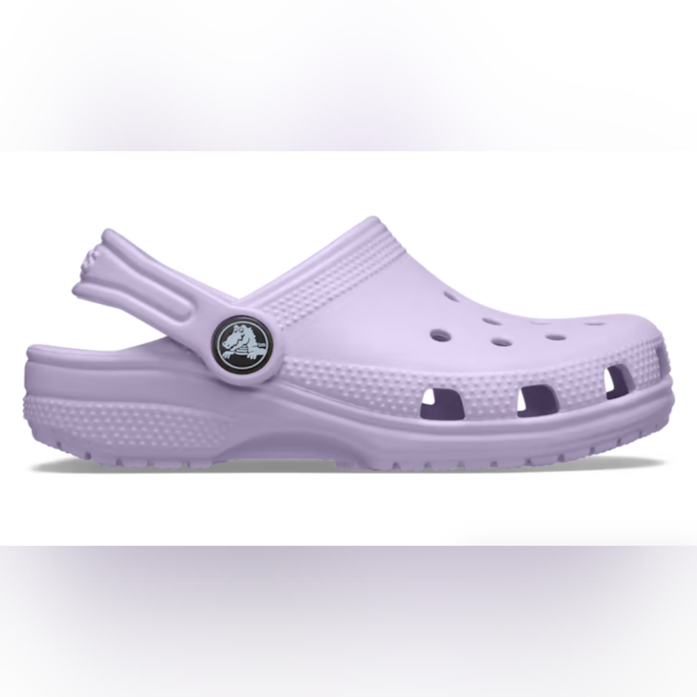 Crocs for kids. Lavender, kids size 7